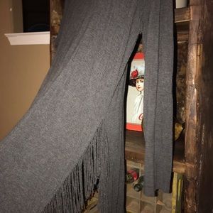 Cato dark grey fringe shirt/dress